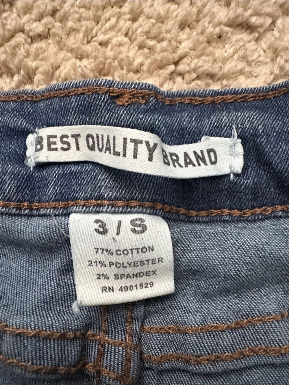 Women's Dark Blue Distressed Skinny Jeans